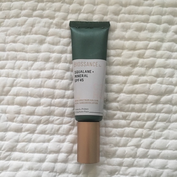 biossance squalane sunscreen spf 45